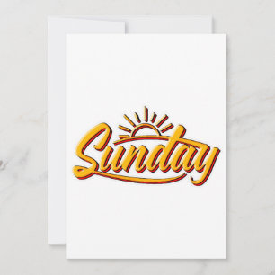 SUNDAY BEST SUMMER KAART