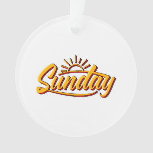 SUNDAY BEST SUMMER ORNAMENT