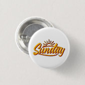 SUNDAY BEST SUMMER RONDE BUTTON 3,2 CM (Voorkant /achterkant)