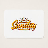 SUNDAY BEST SUMMER VISITEKAARTJE (Achterkant)