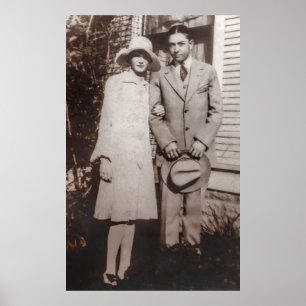 SUNDAY BESTE BONNIE EN CLYDE POSTER