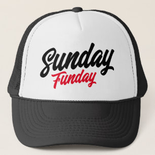 Sunday Funday coole vrachtwagenhoed Trucker Pet