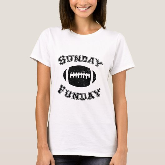 Sunday Funday Football T-shirt (Voorkant)