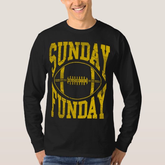 Sunday Funday Football T-shirt (Voorkant)