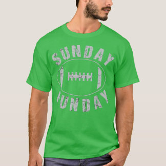 Sunday Funday Fun Day Sports Design (31) T-shirt