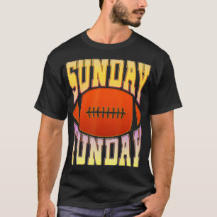 Sunday Funday Fun Day Sports Design (46) T-shirt