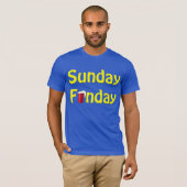 Sunday Funday T-shirt (Voorkant volledig)