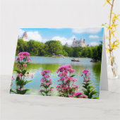 SUNDAY IN CENTRAL PARK Jumbo Carte de voeux (Fleur jaune)