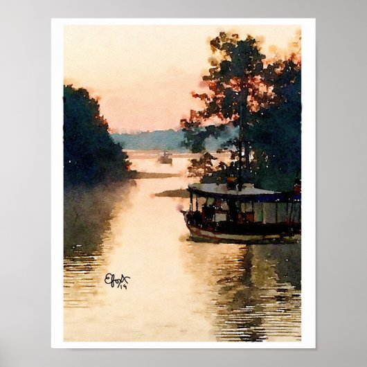 Sunday Morning Blues Poster (Voorkant)