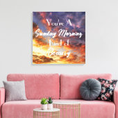 Sunday Morning Canvas Afdruk (Insitu (Woonkamer))