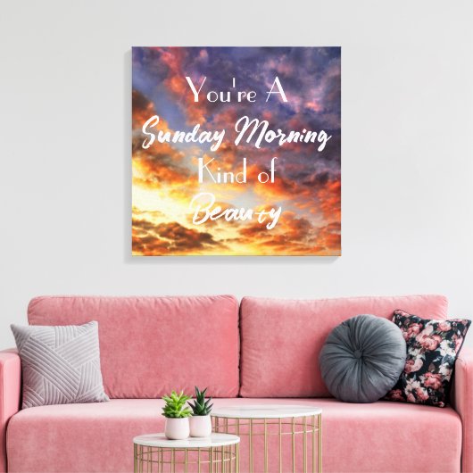 Sunday Morning Canvas Afdruk (Insitu (Woonkamer))