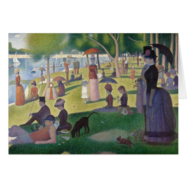 Sunday on La Grande Jatte Seurat Painting (Devant horizontal)