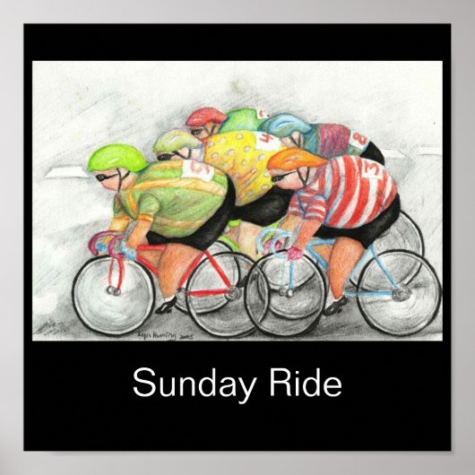 Sunday Ride Poster (Voorkant)