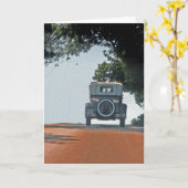 Sunday Ride Wenskaart Kaart (Gele Bloem)