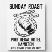 Sunday Roast Promotion Plaque Fotoplaat (Voorkant)