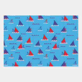 Sunday Sail Dark Inpakpapier Vel