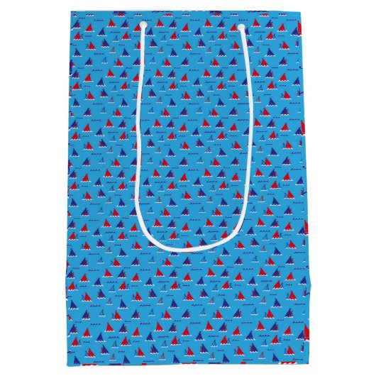 Sunday Sail Dark Medium Cadeauzakje (Achterkant)