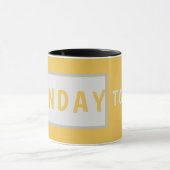 Sunday Today – Minimal Coffee Mug Design (Centre)