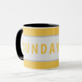 Sunday Today – Minimal Coffee Mug Design (Devant gauche)