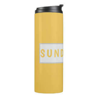 Sunday Today – Minimalistisch ontwerp voor koffiem Thermosbeker