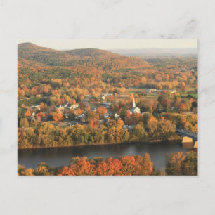 Sunderland MA in het najaar van de berg Sugarloaf Briefkaart