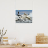 Sunderland - Roker Pier & Lighthouse Poster (Keuken)