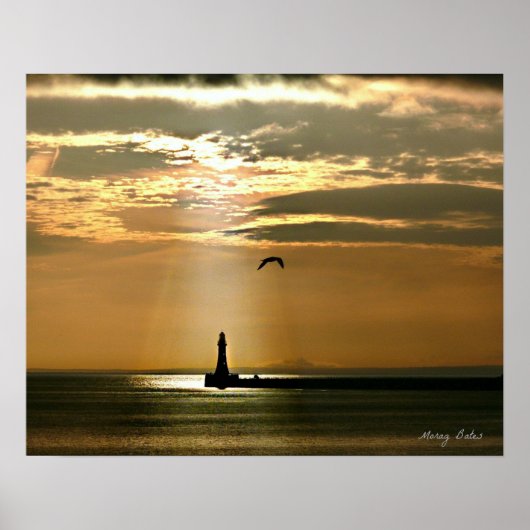 Sunderland - Roker Pier & Lighthouse Poster (Voorkant)