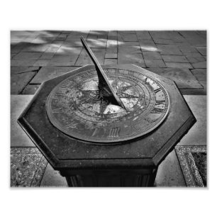 Sundial Foto Afdruk