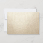 Sundial Garden Wedding Cartes RSVP Gold Foil (Dos)