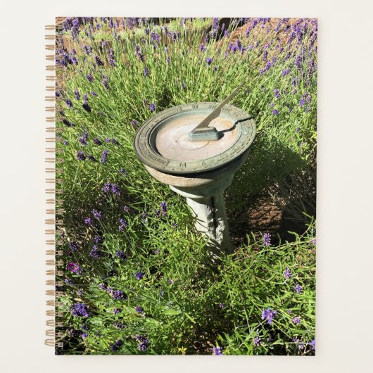 Sundial in Lavender Planner (Voorkant)