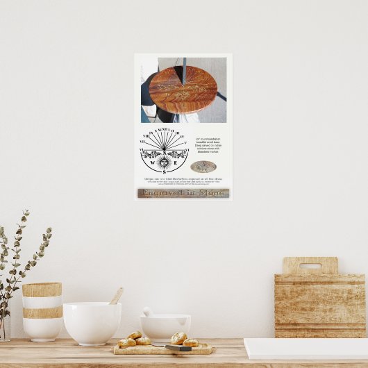 Sundial Poster (Keuken)
