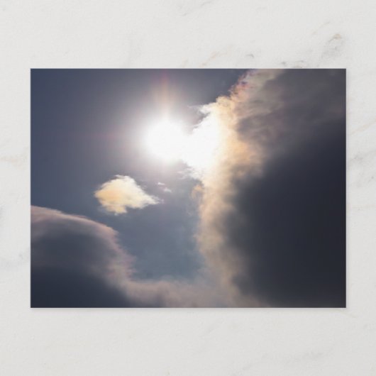 Sundog Rainbow Cloud Burst Apparel en Gifts Briefkaart (Voorkant)