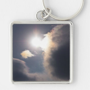 Sundog Rainbow Cloud Burst Apparel en Gifts Sleutelhanger