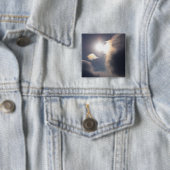 Sundog Rainbow Cloud Burst Apparel en Gifts Vierkante Button 5,1 Cm (In situ)