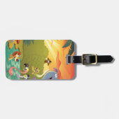 Sundown at the Water Hole Bagagelabel (Voorkant horizontaal)