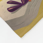 Sundown at the Water Hole Fleece Deken (Hoek)