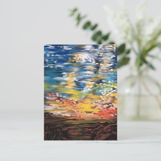 Sundown Briefkaart (Staand voorkant)