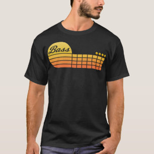 Sundown Groove Retro basgitaar vibes T-shirt