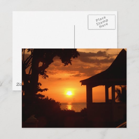 Sundown V Briefkaart (Voorkant / Achterkant)