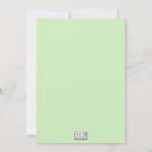 Sundowner Blue Hawaii Cocktail Party Kaart (Achterkant)