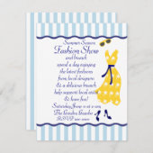 Sundress Mode Show Kaart (Voorkant / Achterkant)