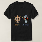 Sundrop en Moondrop als Fnaf Security Breach cats T-shirt (Design voorkant)