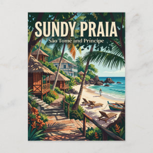 Sundy Praia São Tomé en Principe Briefkaart