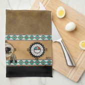 Sunface en Buffalo Theedoek (Quarter Fold)