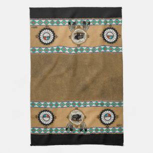 Sunface en Buffalo Theedoek