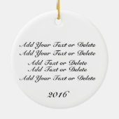 Sunface Ornament - Gift - Favor (Achterkant)