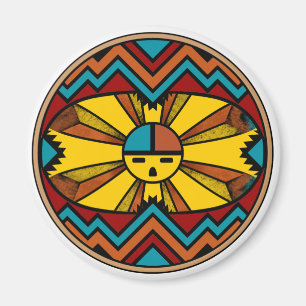 SunFaceRound Magneet