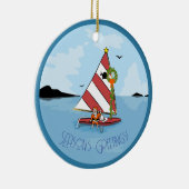 Sunfish Santa Sailor Ornament (Rechts)