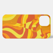Sunflare Waves Abstracte iPhone Case Hoesje (Achterkant horizontaal)