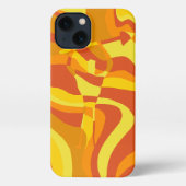 Sunflare Waves Abstracte iPhone Case iPhone Hoesje (Achterkant)